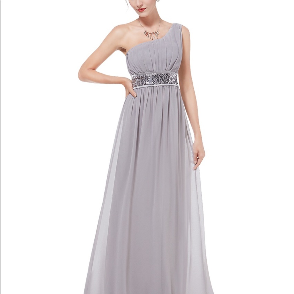 New Sexy Bling Ever Pretty Gray Formal Dress